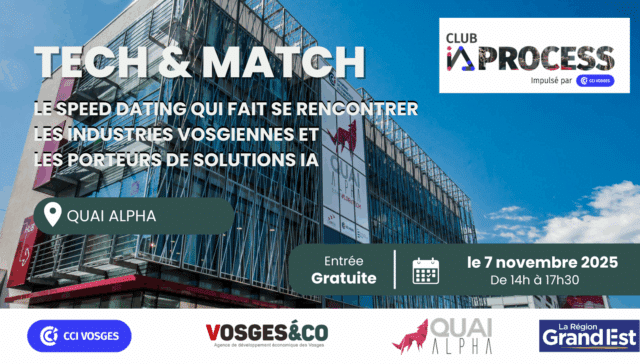tech&match :speed meeting entre entreprises et offreurs de solutions