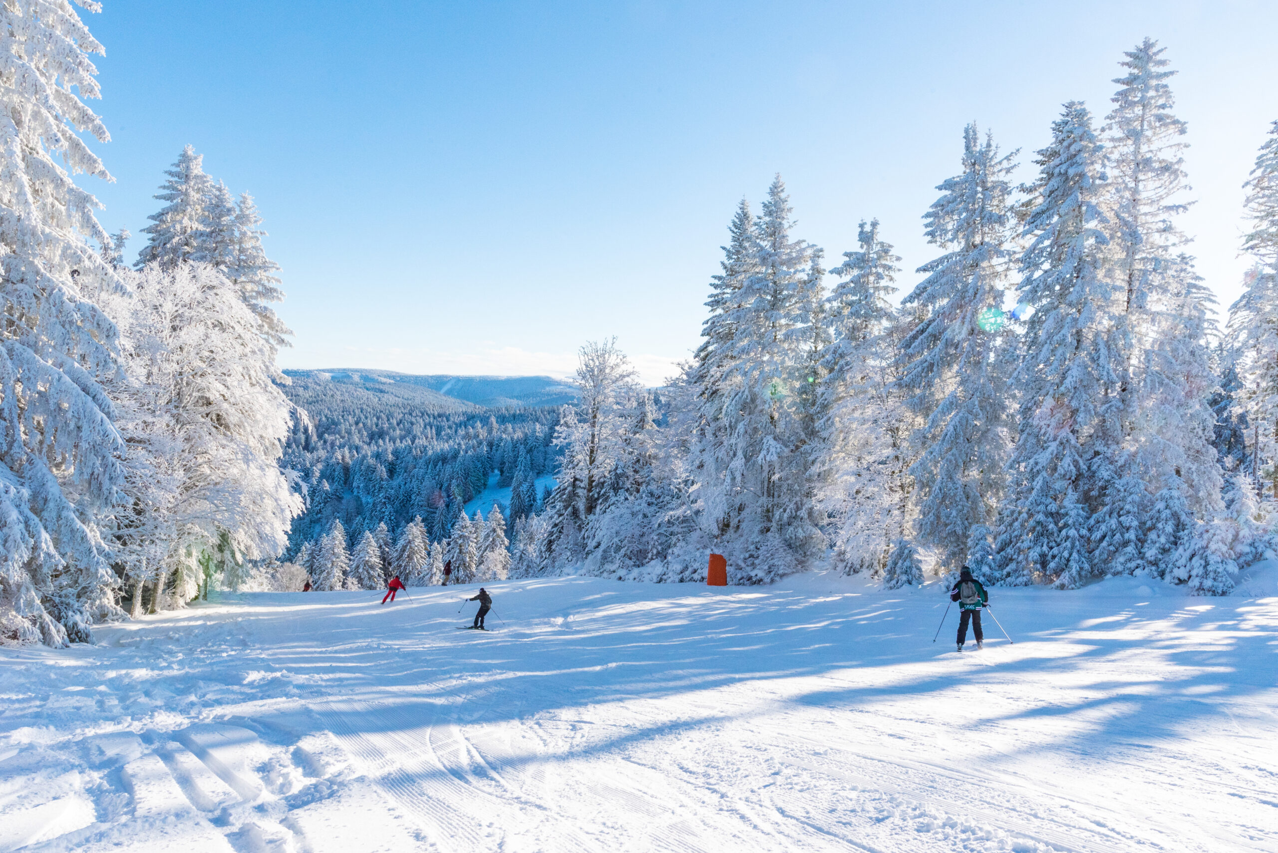 piste de ski dans les vosges