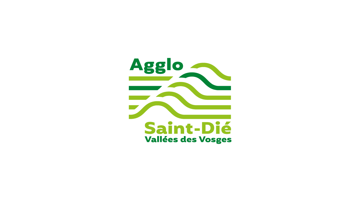 logo communauté d'agglomération de saint dié des vosges vallée des vosges vert carré