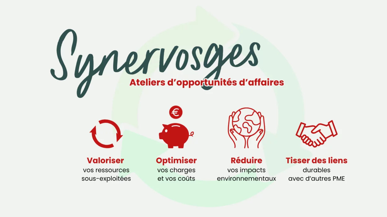 Synervosges : ateliers d'opportunités d'affaires ecologie sur l'écologie industrielle et territoriale dans les Vosges